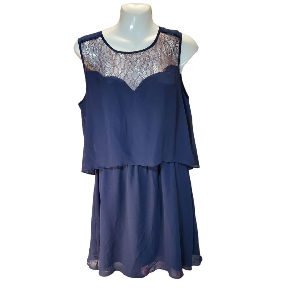 BCBGeneration flirty blue dress M